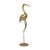 Large Hollywood Regency Brass Crane Bird, 1970s For Sale - Image 9 of 16