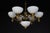 Sculptural Italian Chandelier in Brass & Opaline Glass, 1970s For Sale - Image 13 of 16