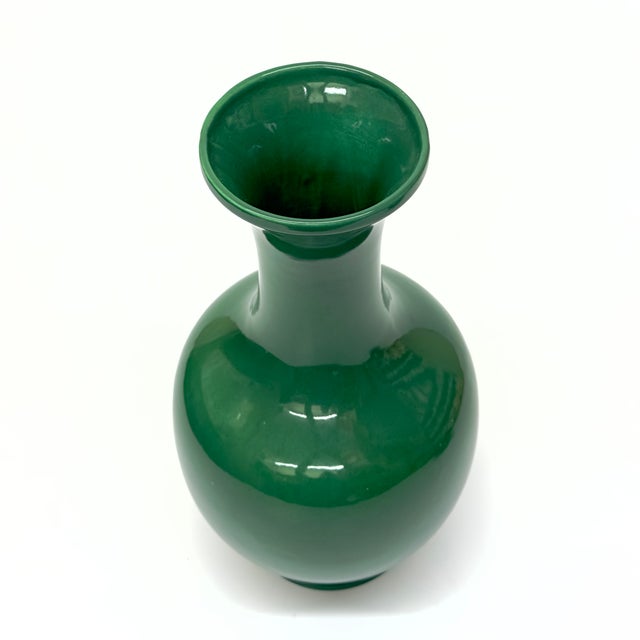 Symphony in Green Ceramic Vase Curation - Group of 5 For Sale - Image 4 of 15