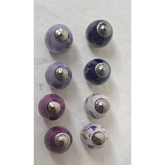 House of Faberge Amethyst Garden Mini Eggs Display Dome Ltd. Edition Cp02364 For Sale In West Palm - Image 6 of 12