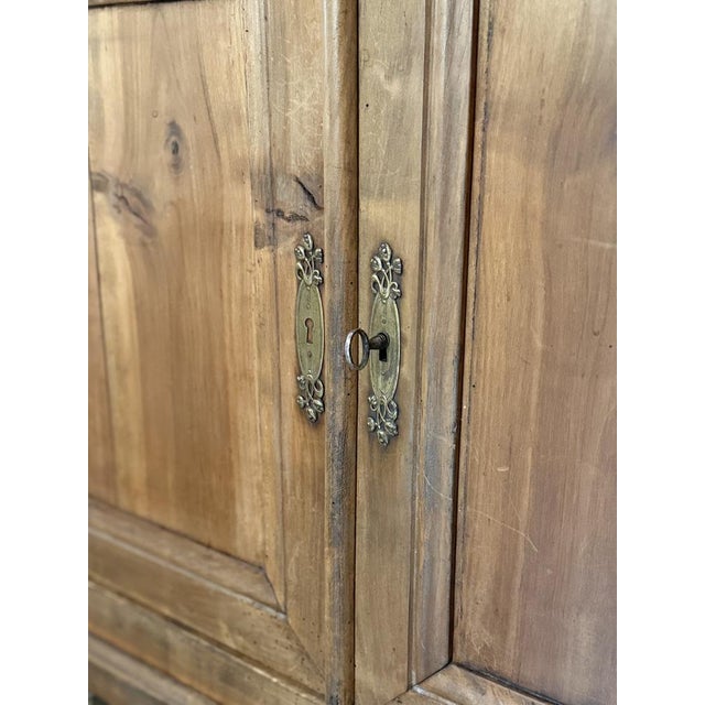Antique French Cherry Wood Cupboard, 1800s For Sale - Image 9 of 18