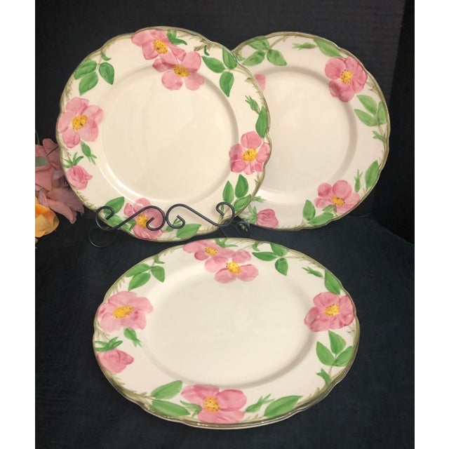 Vintage Franciscan Desert Rose Dinner Plates with Usa Back Stamp Set of 3 Chairish