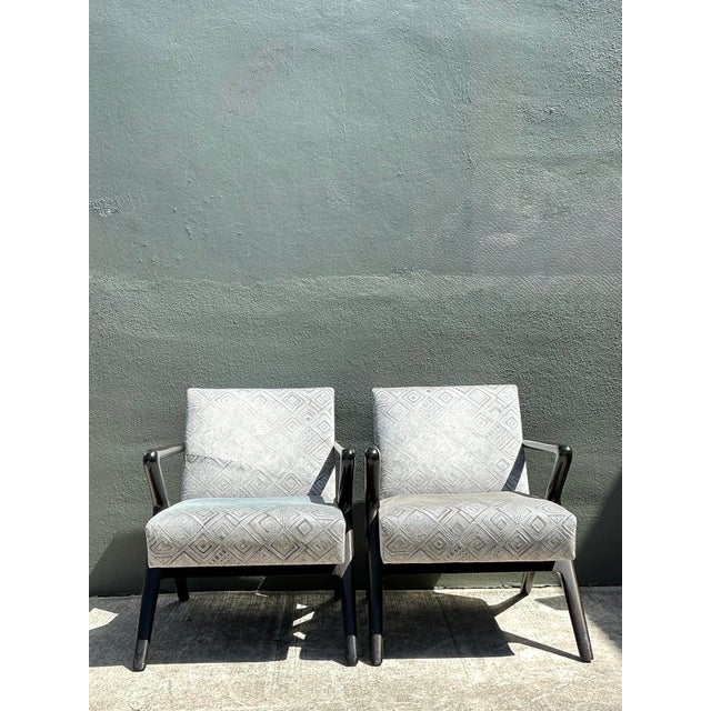 Vintage Holly Hunt “Capri” Lounge Chairs For Sale In West Palm - Image 6 of 12