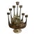 Brutalist Metal Candelabra by Gene Byron For Sale