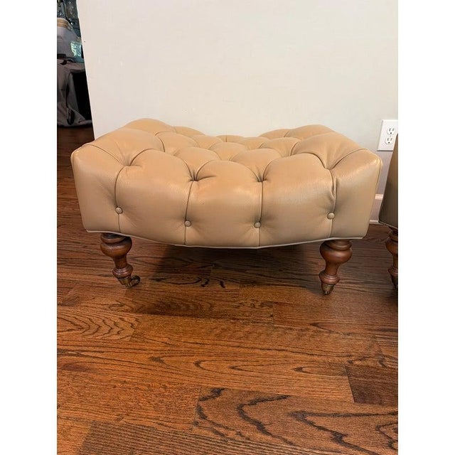 Luxury Highland House Tufted Chair and Ottoman by Barclay Butera For Sale - Image 18 of 18