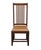 Mission Canadel Furniture Solid Oak Mission Style Arts & Crafts Dining Side Chair W. Leather Seat 80110 - Made in Canada For Sale - Image 3 of 11