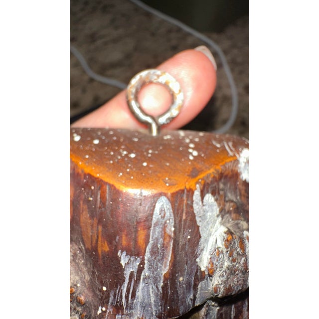 Antique Primitive Wooden Thermometer Dated July 27 1901 | Rustic Folk Art Cabin Decor | Early Americana For Sale - Image 10 of 12