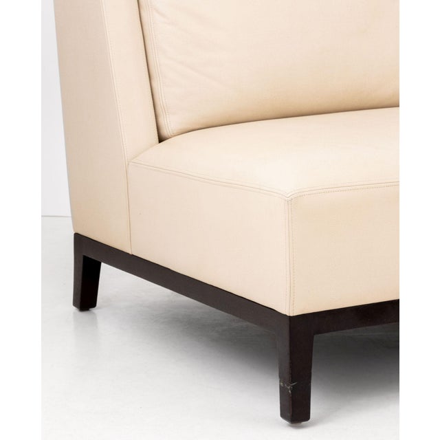 Early 21st Century Christian Liaigre X Holly Hunt Leather Chairs, Pr. For Sale - Image 5 of 9