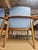 Pair of Mid-Century Modern Accent Chairs - Light Blue (New Fabric) For Sale In Providence - Image 6 of 7