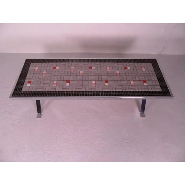 Vintage Coffee Table with Tiles, 1960s For Sale - Image 13 of 13