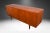 Brown Teak Mid Century Denmark Sliding Door Sideboard Credenza For Sale - Image 8 of 14