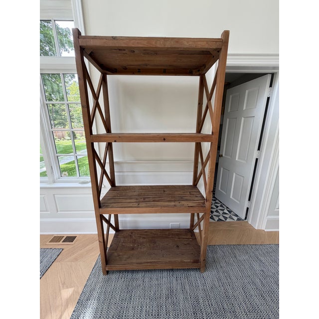 Wood Uttermost Stratford Etagere, 2 Pieces, Attributed For Sale - Image 7 of 9