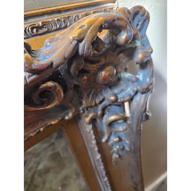 French Gilt Rococo Mirror For Sale In Indianapolis - Image 6 of 10