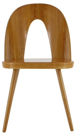 Antoni Suman Chair in Walnut, Czechoslovakia, 1960s