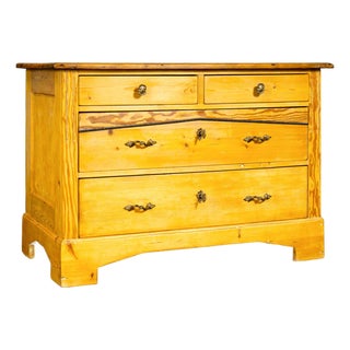 Art Nouveau Chest of Drawers in Pine For Sale