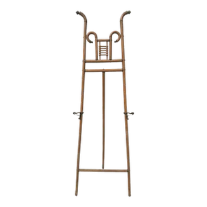 Antique Eastlake Victorian Stick and Ball Bentwood Easel