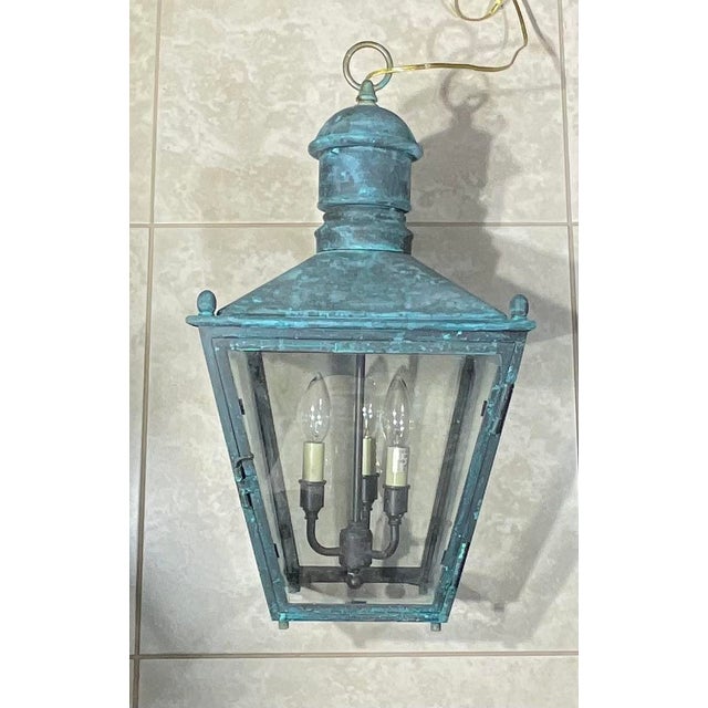 Elevate Your Space with Timeless Charm. These exquisite single vintage copper hanging lantern will add a touch of classic...