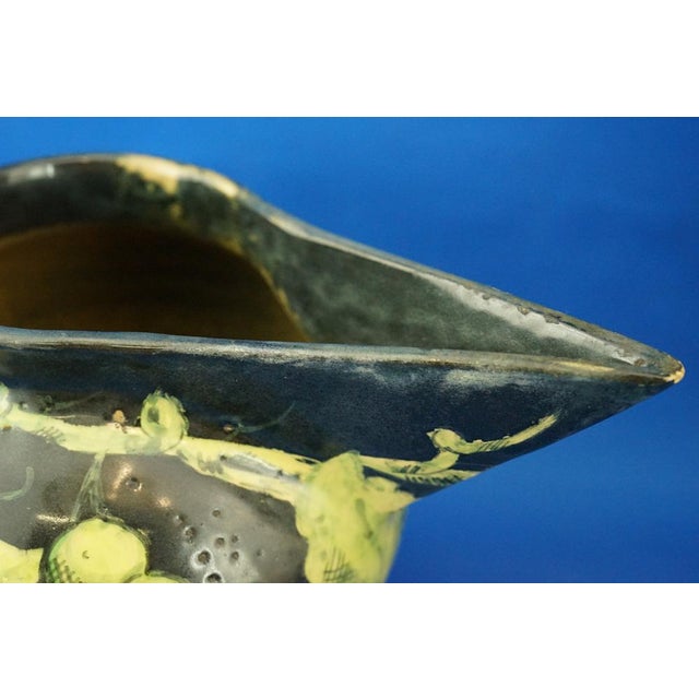 20th Century Majolica Ceramic Jug from Squarciarelli - Tidei Brothers, Italy, 1920s For Sale - Image 18 of 18