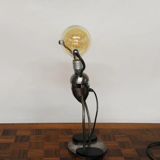 Robot Desk Lamp with Articulated Arms by Christopher Wray, 1970s For Sale - Image 6 of 13