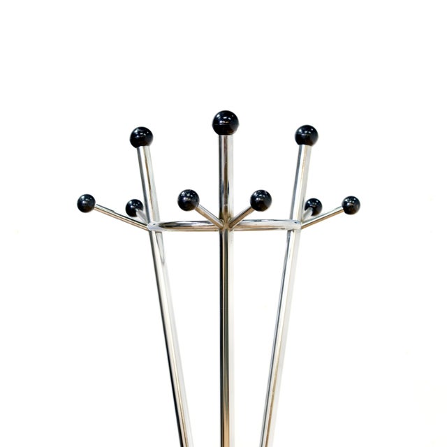 1970s Vintage 1970s Post Modern Atomic Hat & Coat Rack Stand (2) For Sale - Image 5 of 5