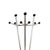 1970s Vintage 1970s Post Modern Atomic Hat & Coat Rack Stand (2) For Sale - Image 5 of 5