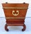 Brown Mid-Century Rosewood and Brass Beverage Ice Box Attributed to George Zee For Sale - Image 8 of 13