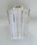 Monumental Italian lantern with frosted Murano glass mounted on gold finish metal frame and details / Made in Italy 9...