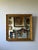 Vintage giltwood wall mirror dating to the 1940s–50s. Features a wide gold frame with delicate Louis XV-inspired detailing...