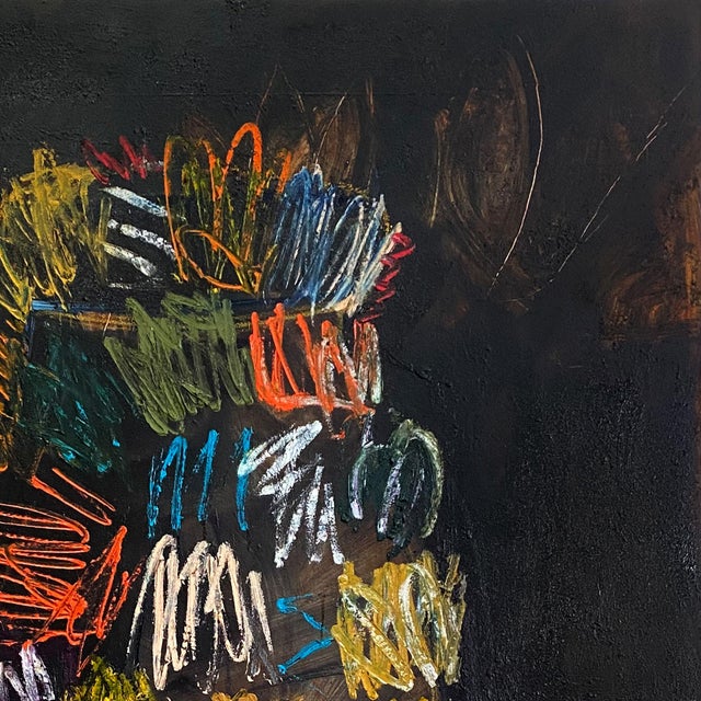 Contemporary Abstract Mixed Media on Canvas "What I Found on the Way Home" by Paul Landauer For Sale - Image 6 of 7