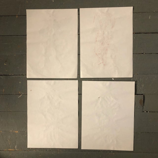 Gallery Wall Collection-4 Original 1970’s Vintage Female Nude Watercolor Study Drawings/Paintings For Sale In Philadelphia - Image 6 of 7