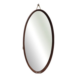 Vintage Scandinavian Mirror in Teak, 1960s For Sale