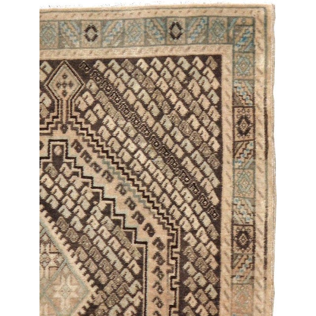An antique Persian Afshar carpet from the second quarter of the 20th century.
