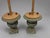 Pair of Mid-Century Painted Iron & Tole Palm Tree Candlesticks For Sale In Providence - Image 6 of 10