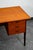 Mid Century Danish Modern Desk Executive Teak 6 Drawer Bookshelf Floating Doors For Sale - Image 10 of 11