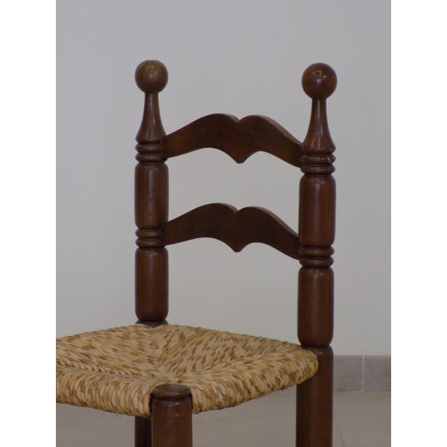 1960s Brutalist Small Armchair in the style of Charles Dudouyt, 1960s For Sale - Image 5 of 9