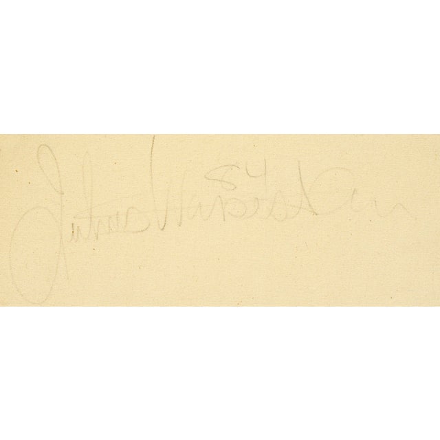 Large-Scale Abstract Expressionist Figurative Couple by Julius Wasserstein For Sale - Image 10 of 10