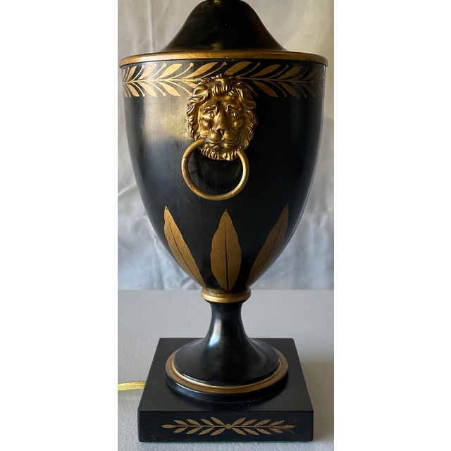 The bowl showcases a hand-painted brown geometric pattern over a speckled beige background, typical of MCM (Mid-Century...