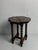 Mid-Century Modern Mid-Century French Carved Oak Side Table with Lotus Motif, 1950s For Sale - Image 3 of 18