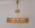 Gold Gilt Brass & Crystal Glass Encrusted Chandelier from Palwa, Germany, 1970s For Sale - Image 8 of 16