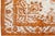 Orange Overdyed Antique Orange Wool Rug With Medallion Motif For Sale - Image 8 of 11
