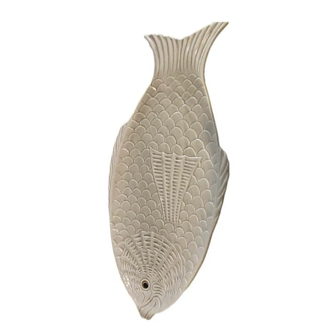 Extra large vintage Fitz & Floyd platter in the shape of a fish, a perfect centerpiece. We have the matching tureen in an...