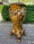 1990s Italian Baroque Gold Resin Pedestals - Pair of 2 Pc For Sale - Image 4 of 17