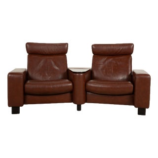 Arion Two-Seater Sofa in Leather from Stressless For Sale