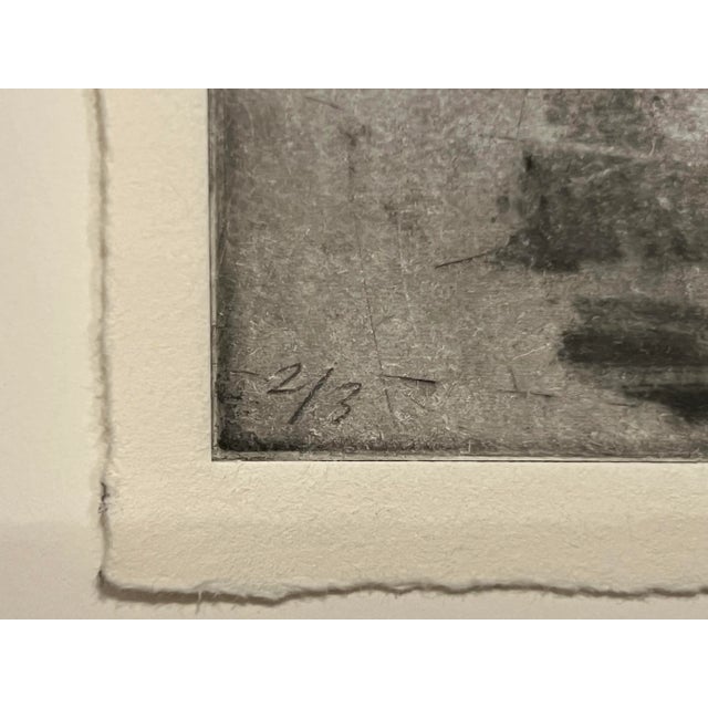 Curt Asker (1930-2015), Abstract Etching, 2/3, Eye Catching, Uniquely Embellished, Signed For Sale - Image 4 of 5