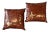 Ankasa Faux Crocodile Embellished Pillows - a Pair For Sale