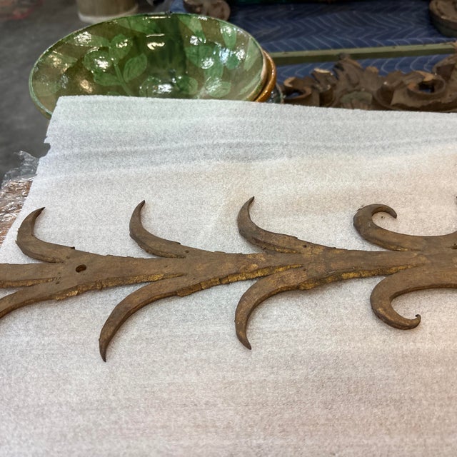 Mid 20th Century Mid 20th Century Hand Forged Wrought Iron Rack For Sale - Image 5 of 12