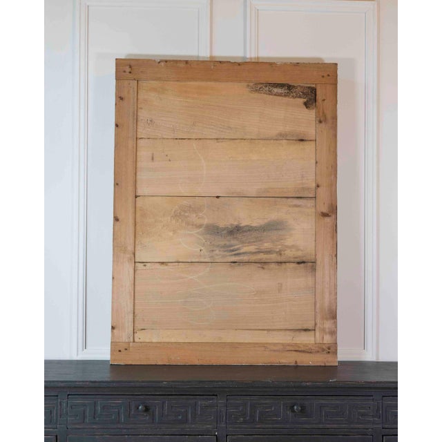 French 19th Century Louis XIV Style Carved Wood and Stucco Mirror For Sale - Image 9 of 9
