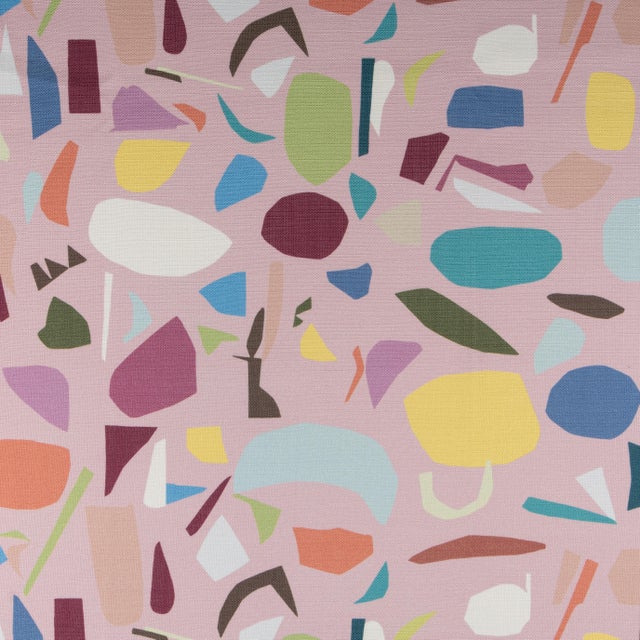 2020s Materialworks by Hable Papercuts Abstract Fabric in Blossom For Sale - Image 5 of 5
