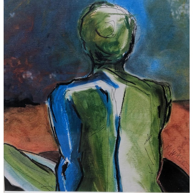 Original Nude Woman Figural Painting "From the Back" Signed by the Artist and Framed For Sale In Charlotte - Image 6 of 11