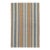 Dash & Albert by Annie Selke Blue Heron Stripe Woven Cotton Rug, 2'6" x 12' For Sale
